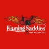 Flaming Saddles Saloon logo