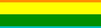 Cover image for Gilbert Baker Memorial Rainbow Flag