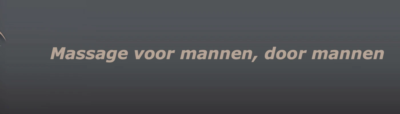 Mansage — Wellness in The Hague