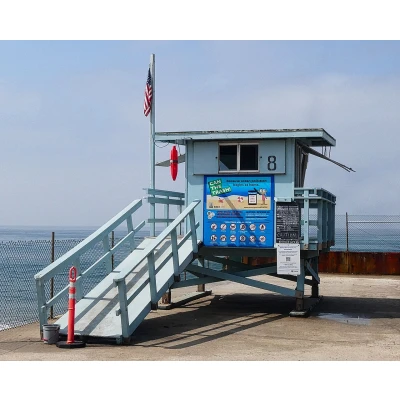 Ginger Rogers Beach - aka Will Rogers State Beach logo