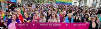 Cover image for LGBT+ Danmark - landsforeningen for bøsser, lesbiske, biseksuelle og transpersoner