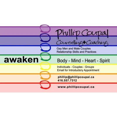 Phillip Coupal at the Awaken Studio Toronto logo