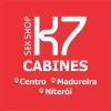 K7 Sex Shop RIO - Cabines - Cruisign Zone - Pegação gay logo