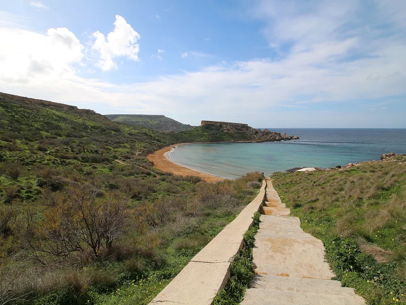 Riviera Bay - Għajn Tuffieħa — Gay & Nude beaches in Valletta