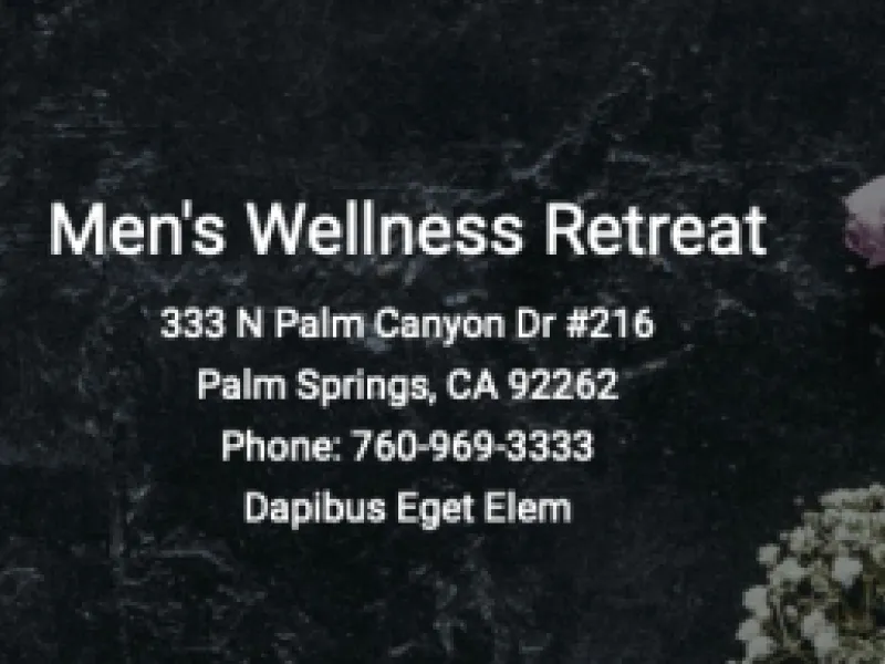 Palm Springs Men's Wellness Retreat — Wellness in Palm Springs