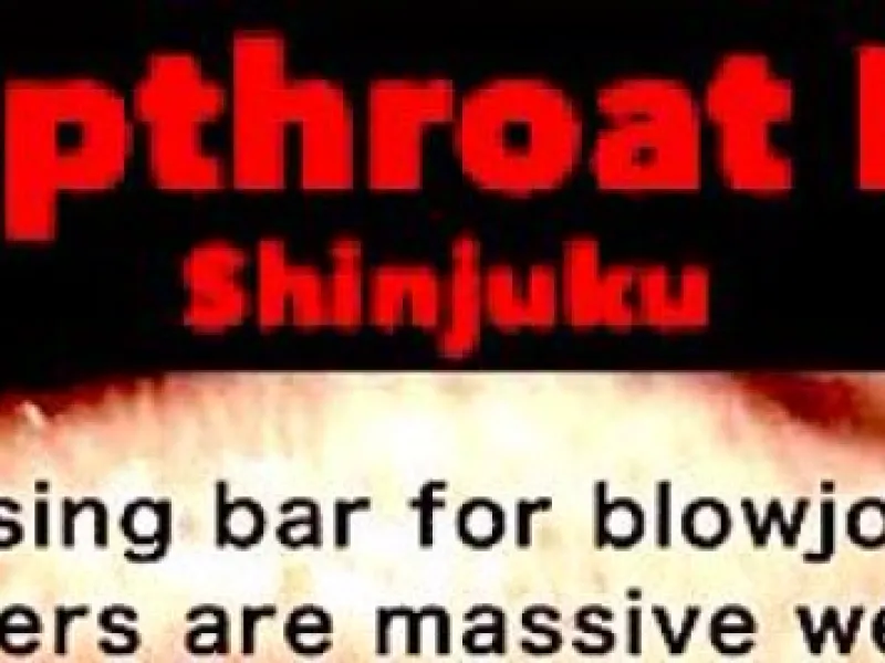 Deepthroat Men Shinjuku — Cruise Bars in Tokyo