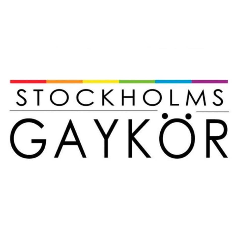 Glittrande jul med Gaykören logo