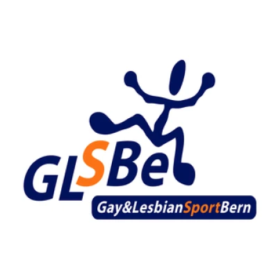 Badminton des GLSBe (Gay & Lesbian Sport Bern) logo