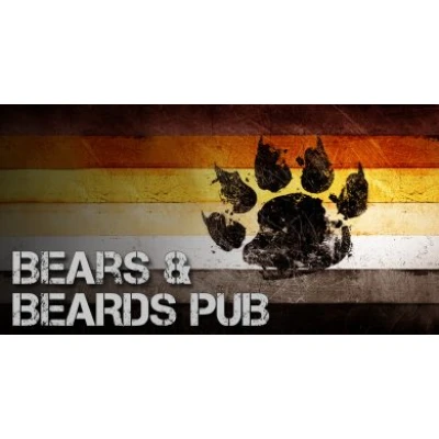 Bears & beards pub logo