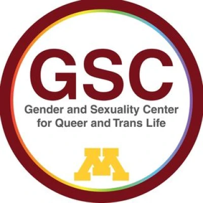 UMN Gender and Sexuality Center (GSC) for Queer and Trans Life logo