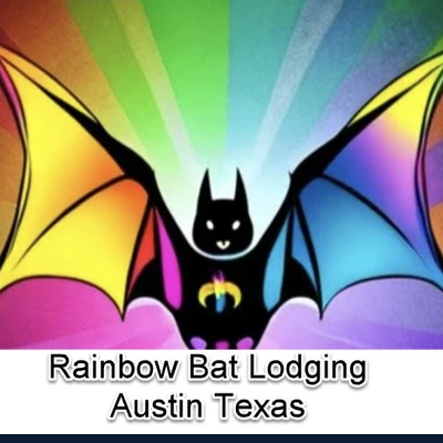 Rainbow Bat Lodging Gay Friendly logo