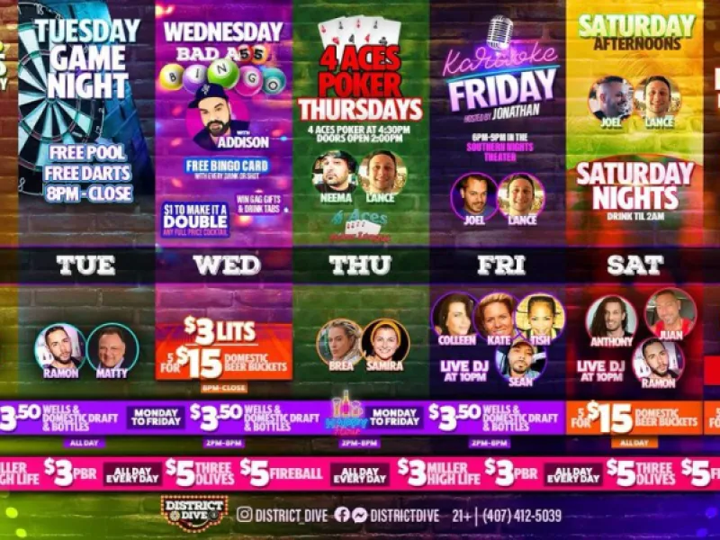 District Dive — Bars & Clubs in Orlando