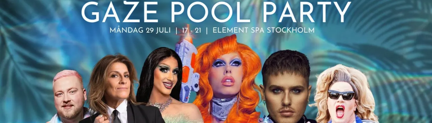GAZE Pride Pool Party in Stockholm, Sweden