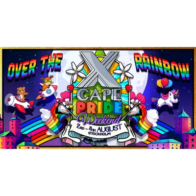 Xcape Pride Festival - Over The Rainbow logo