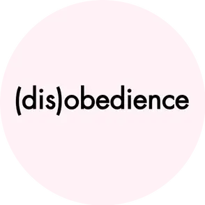 (dis)obedience logo