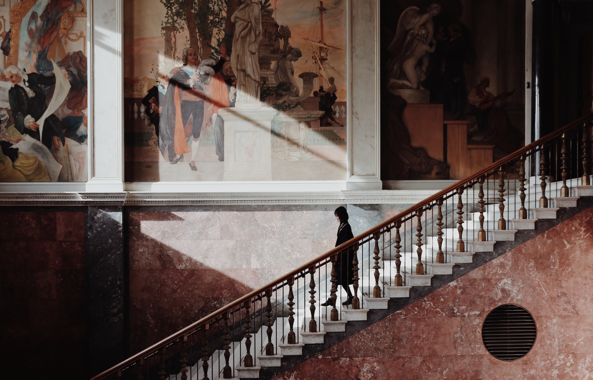 Stairways inside the Nationalmuseum